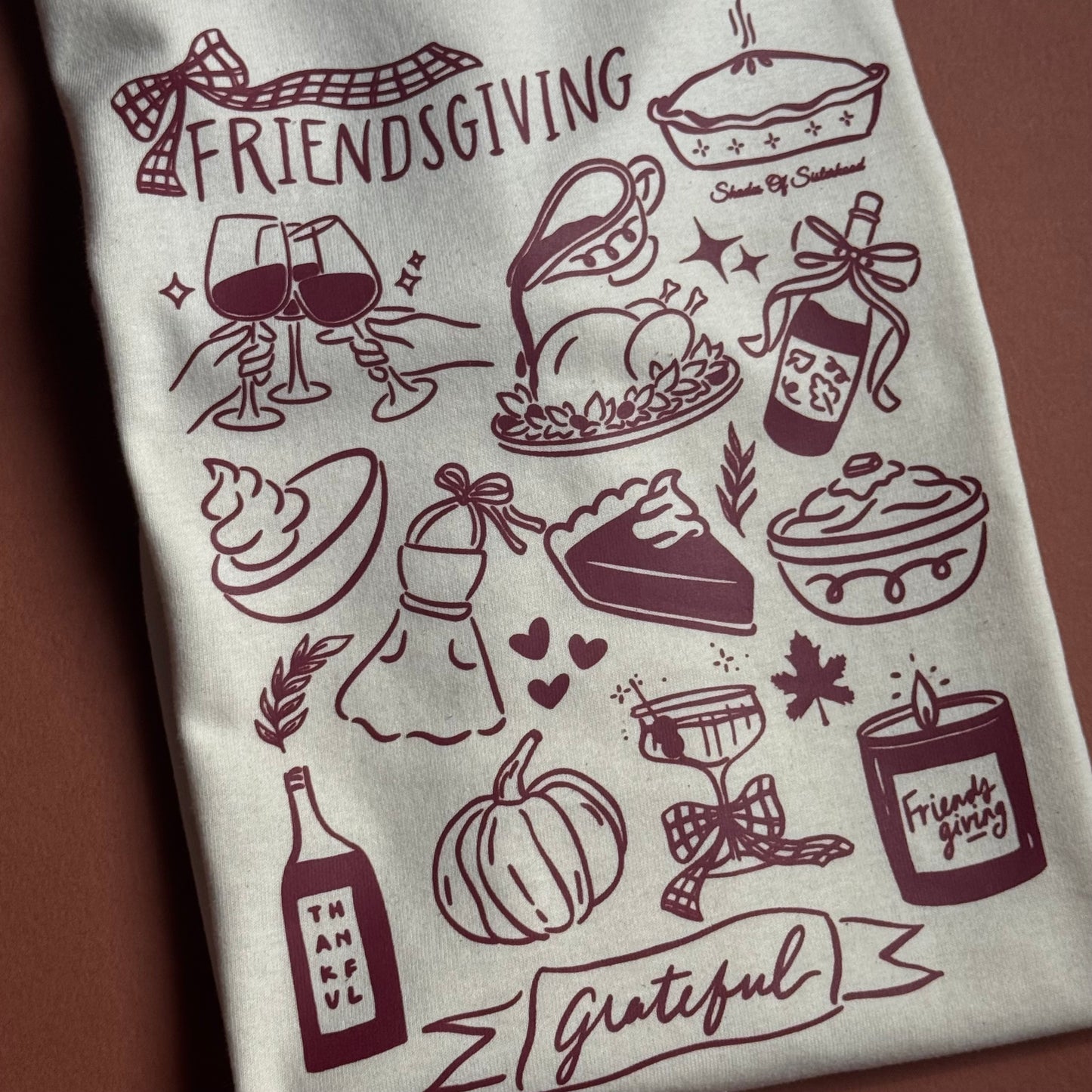 Friendsgiving Doodle Tee