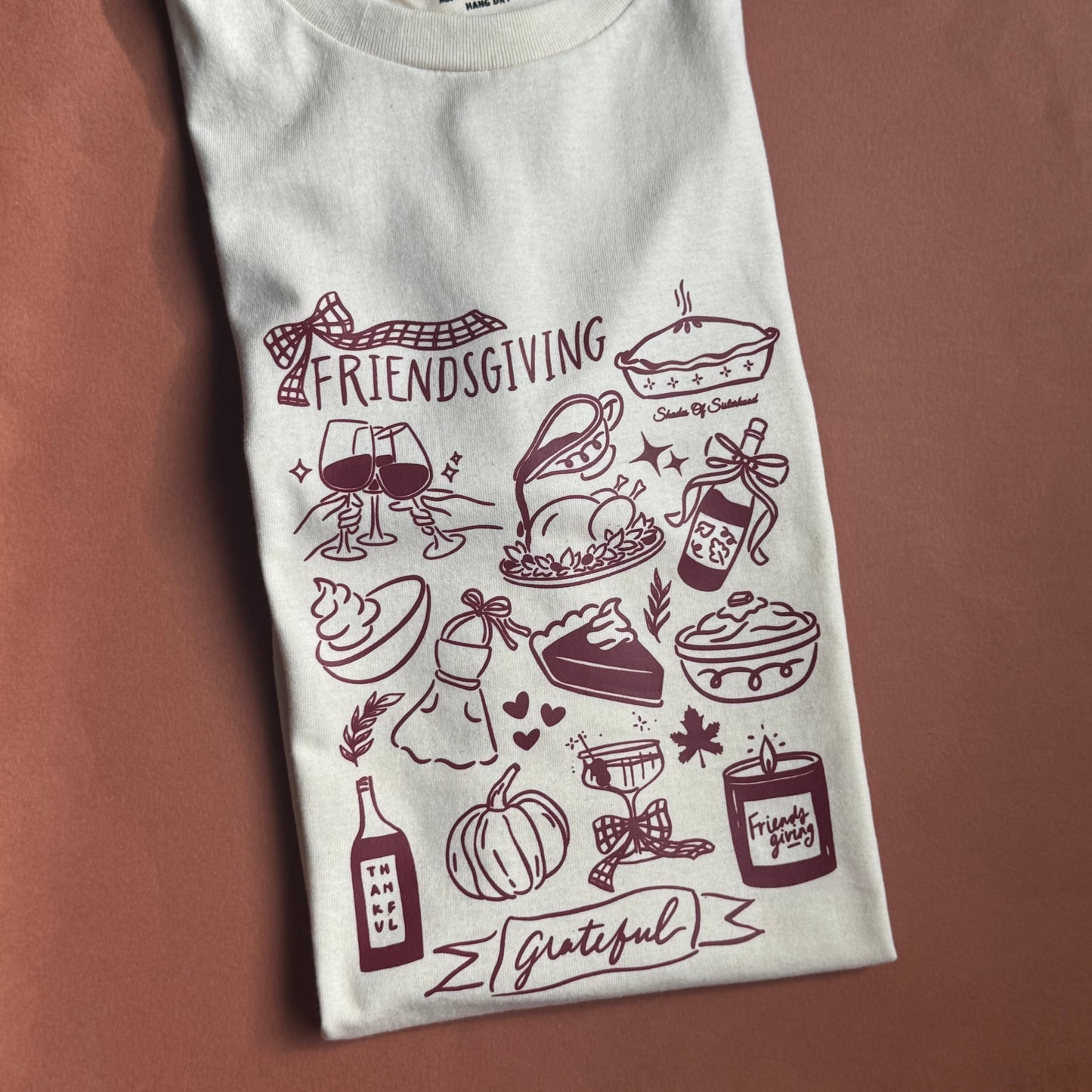 Friendsgiving Doodle Tee