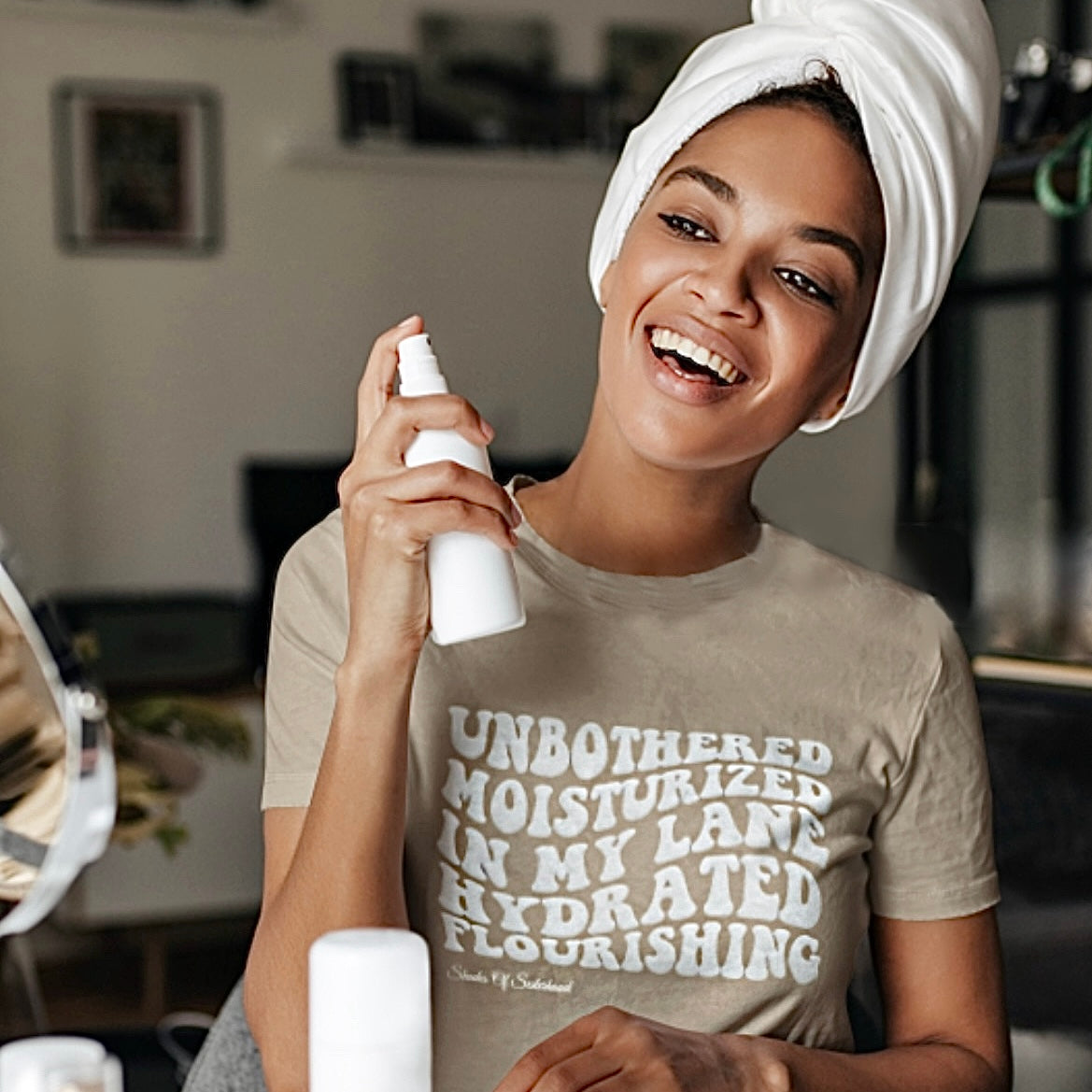 Unbothered And In My Lane Tee (Puff Print)
