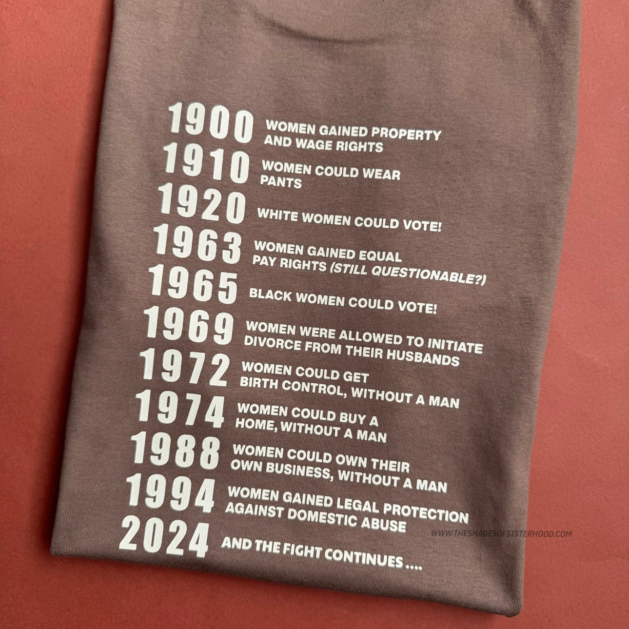 Still Fighting Tee (Café Brown)