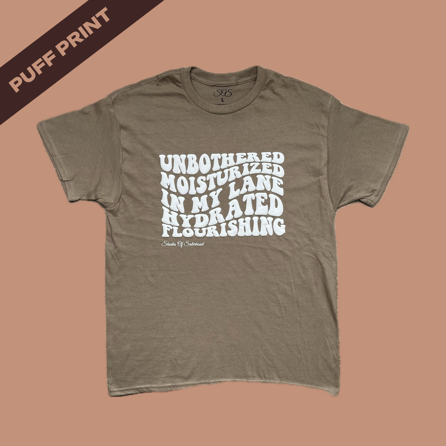 Unbothered And In My Lane Tee (Puff Print)