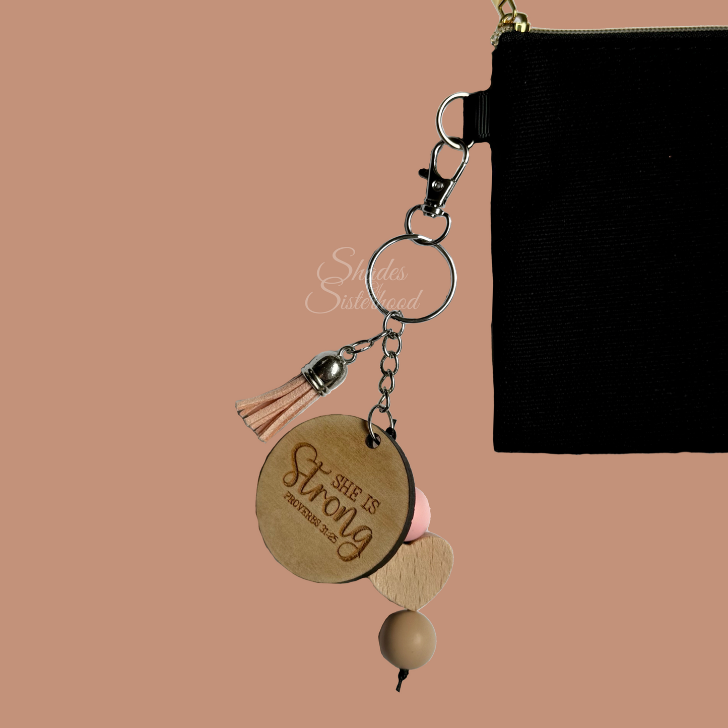 She Is Strong Keychain