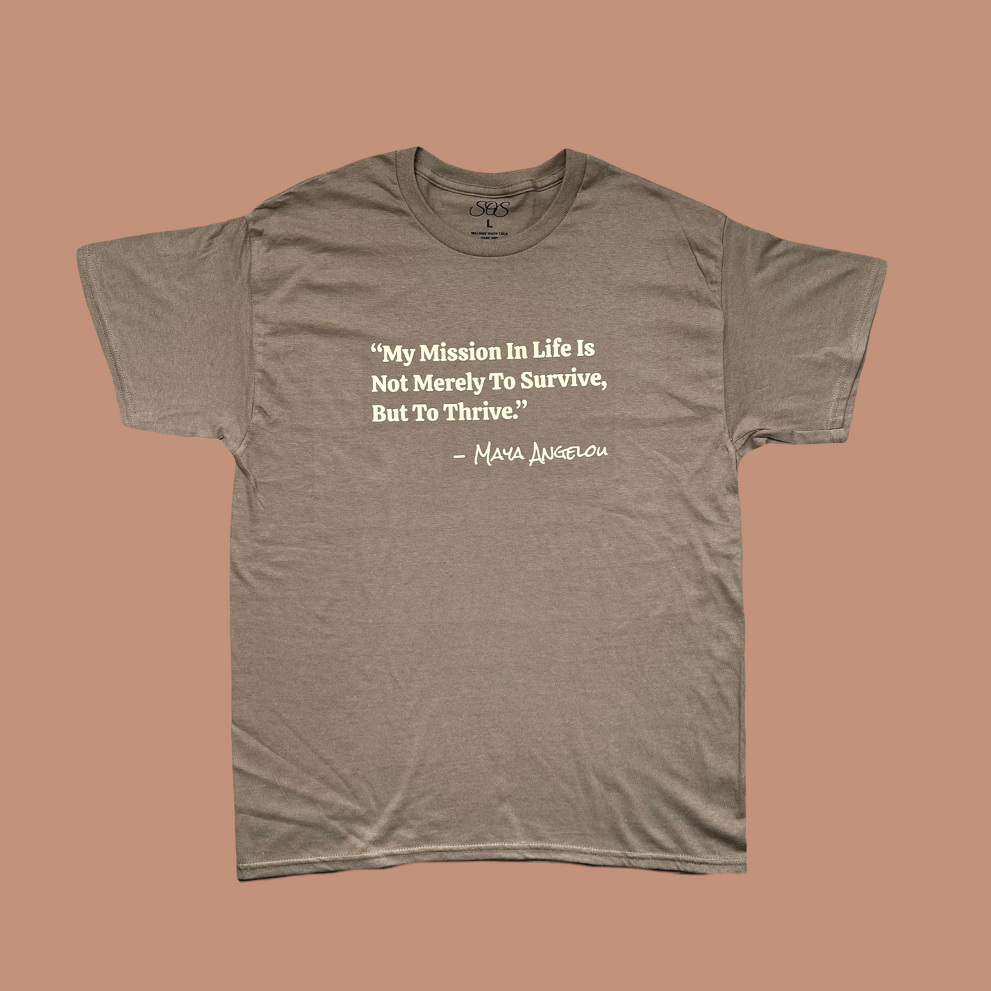 Maya Angelou Quote Tee