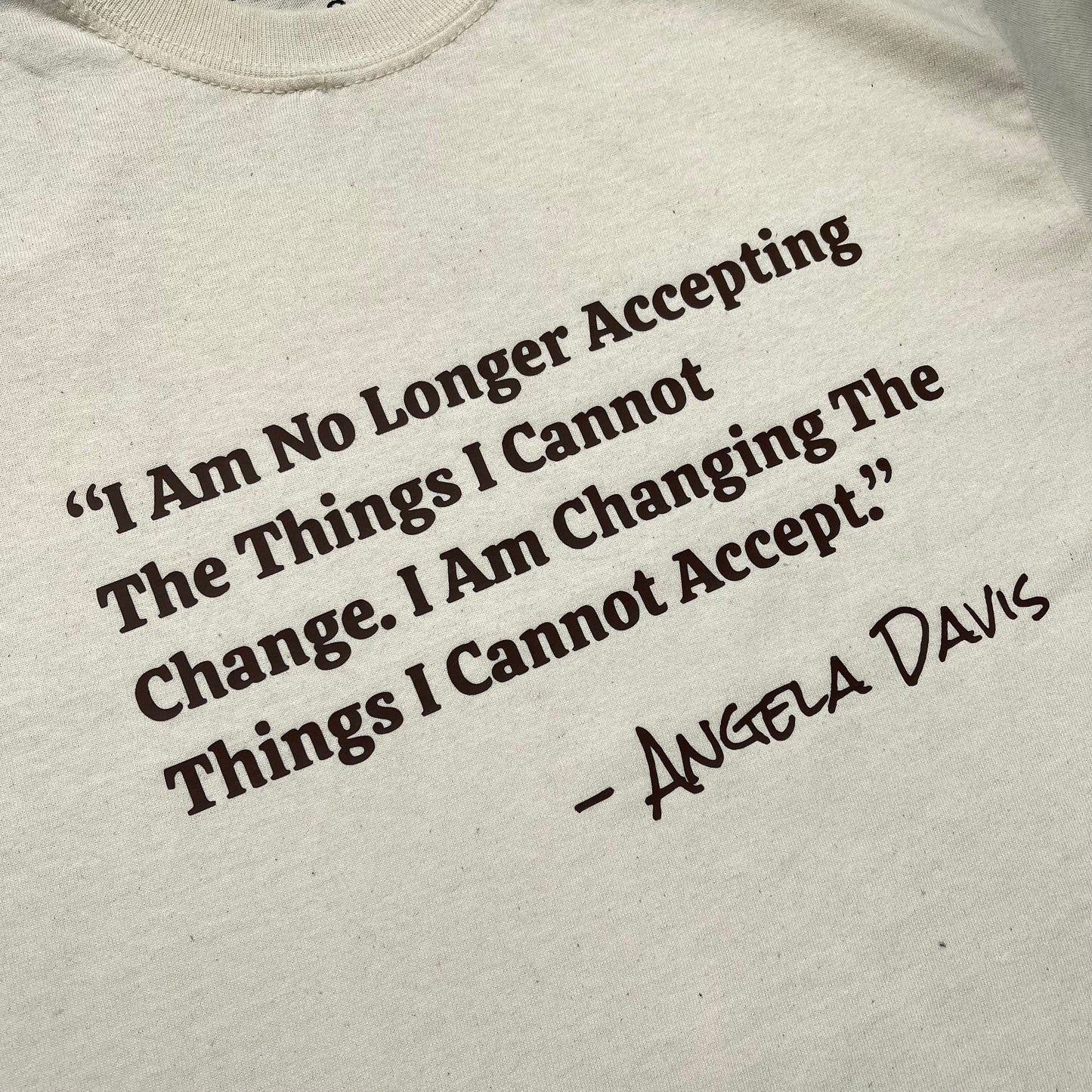 Angela Davis Quote Tee