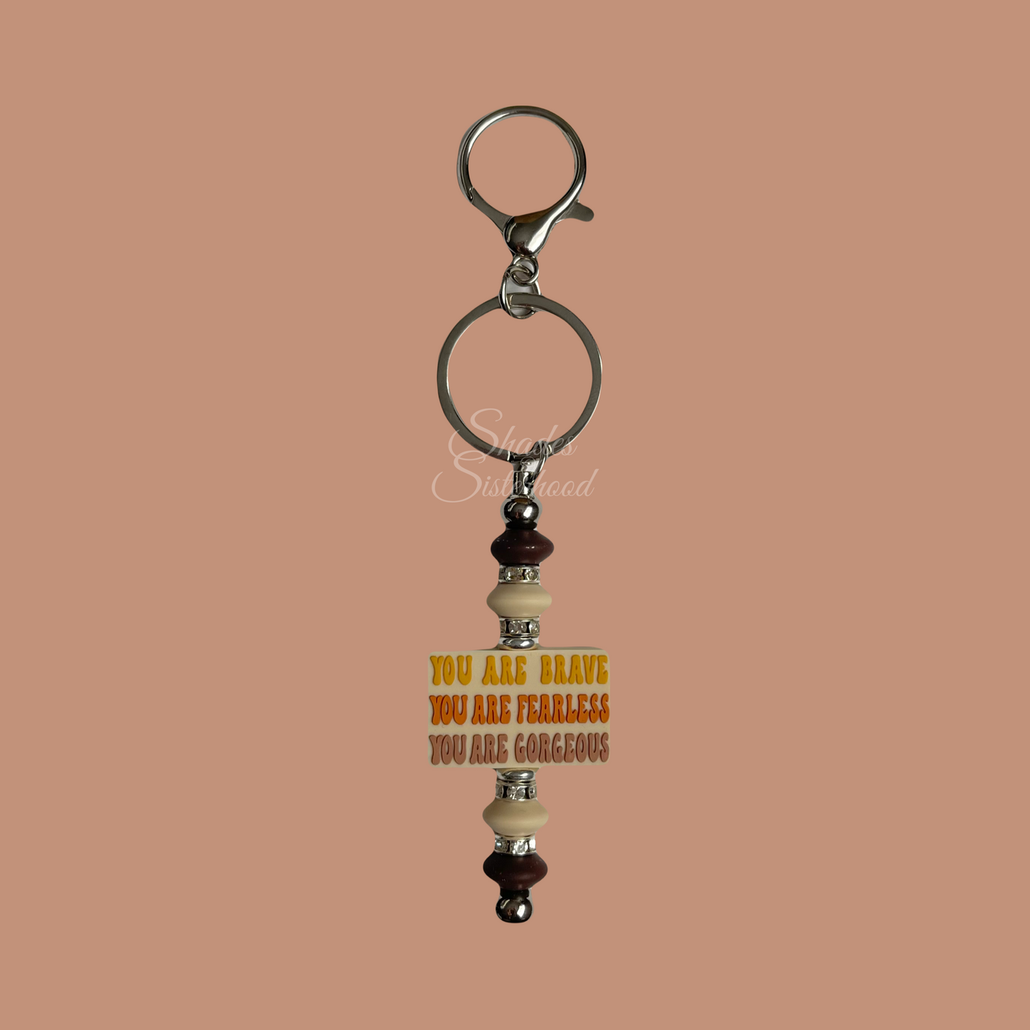 “You Are ….” Beaded Keychain