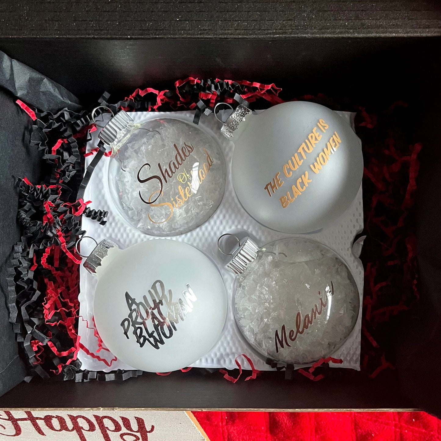 SOS Ornament Set (Glass)