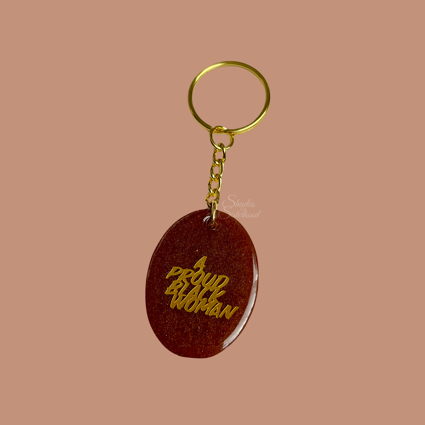 Proud Black Woman Keychain