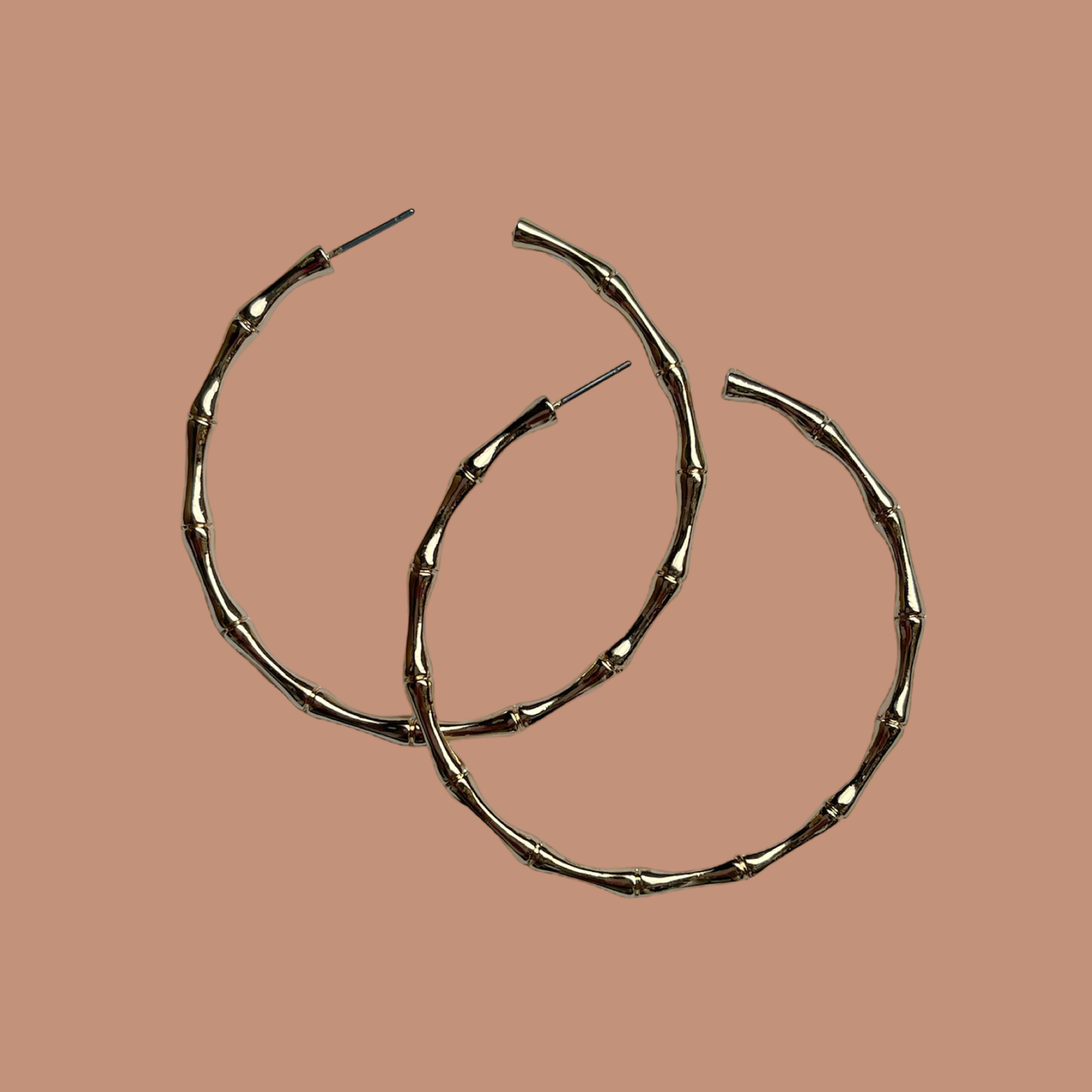 Thin Bamboo Hoops