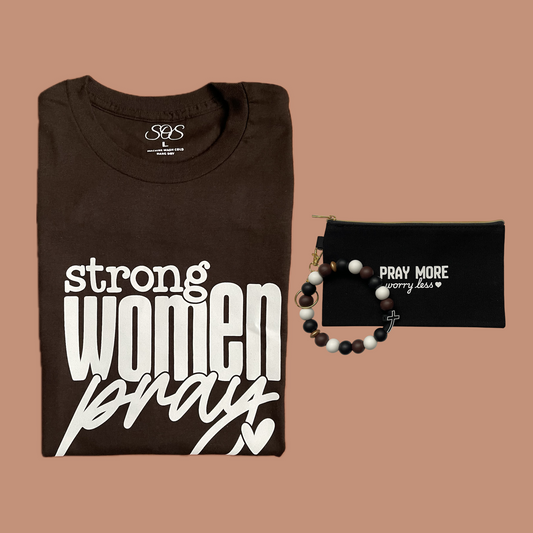 Strong Women Pray Bundle Tee