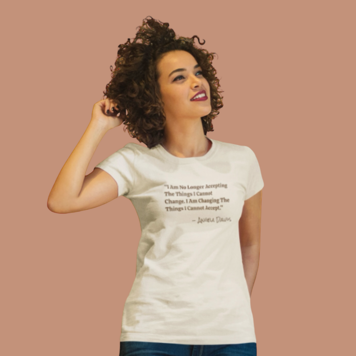 Angela Davis Quote Tee