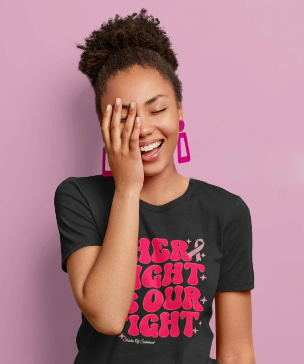 Her Fight Is Our Fight Tee (Breast Cancer Awareness)