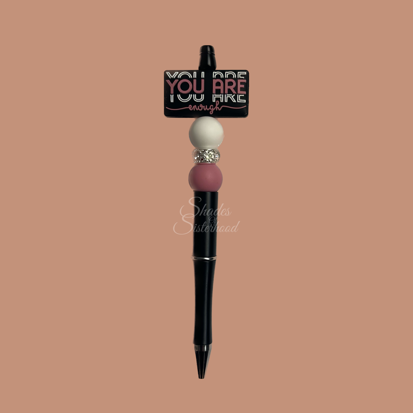 “You Are Enough” Beaded Pen