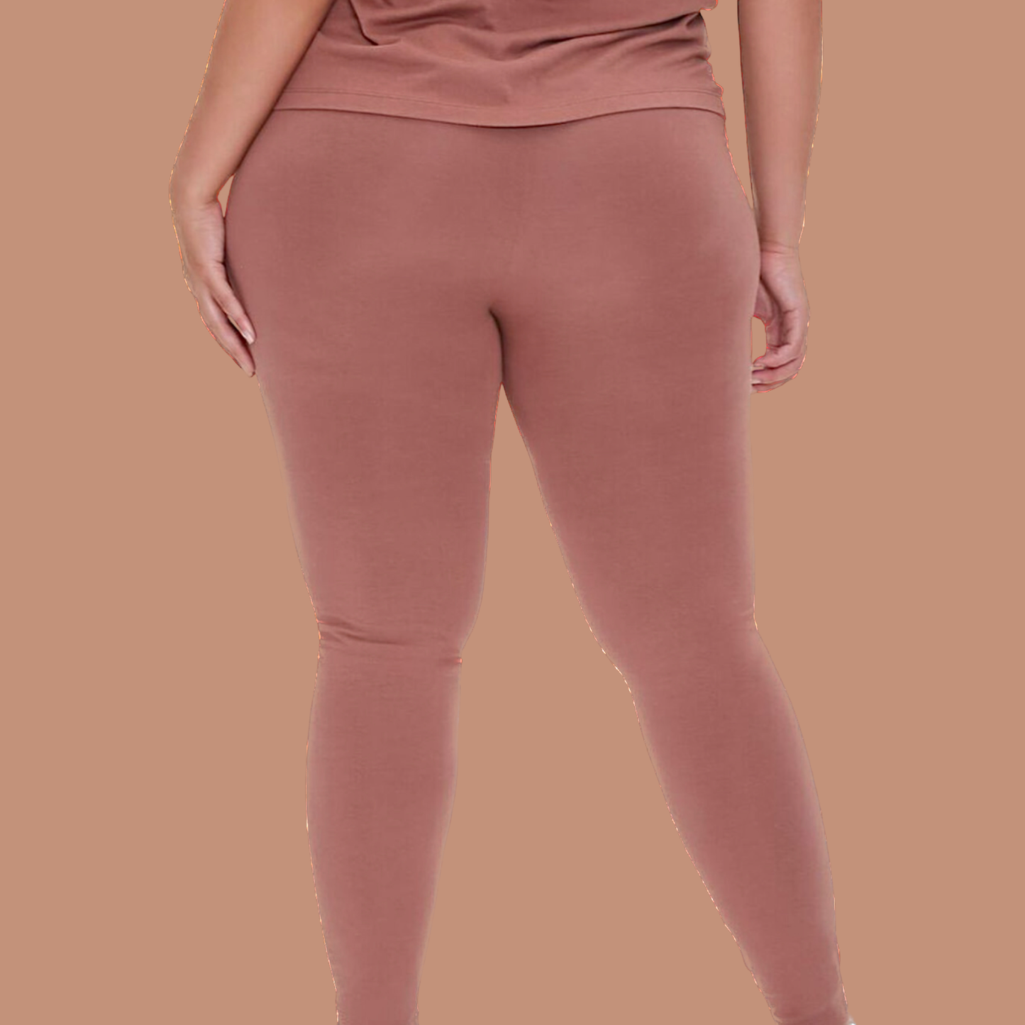 Sisterhood Leggings (Deep Coffee/Black)