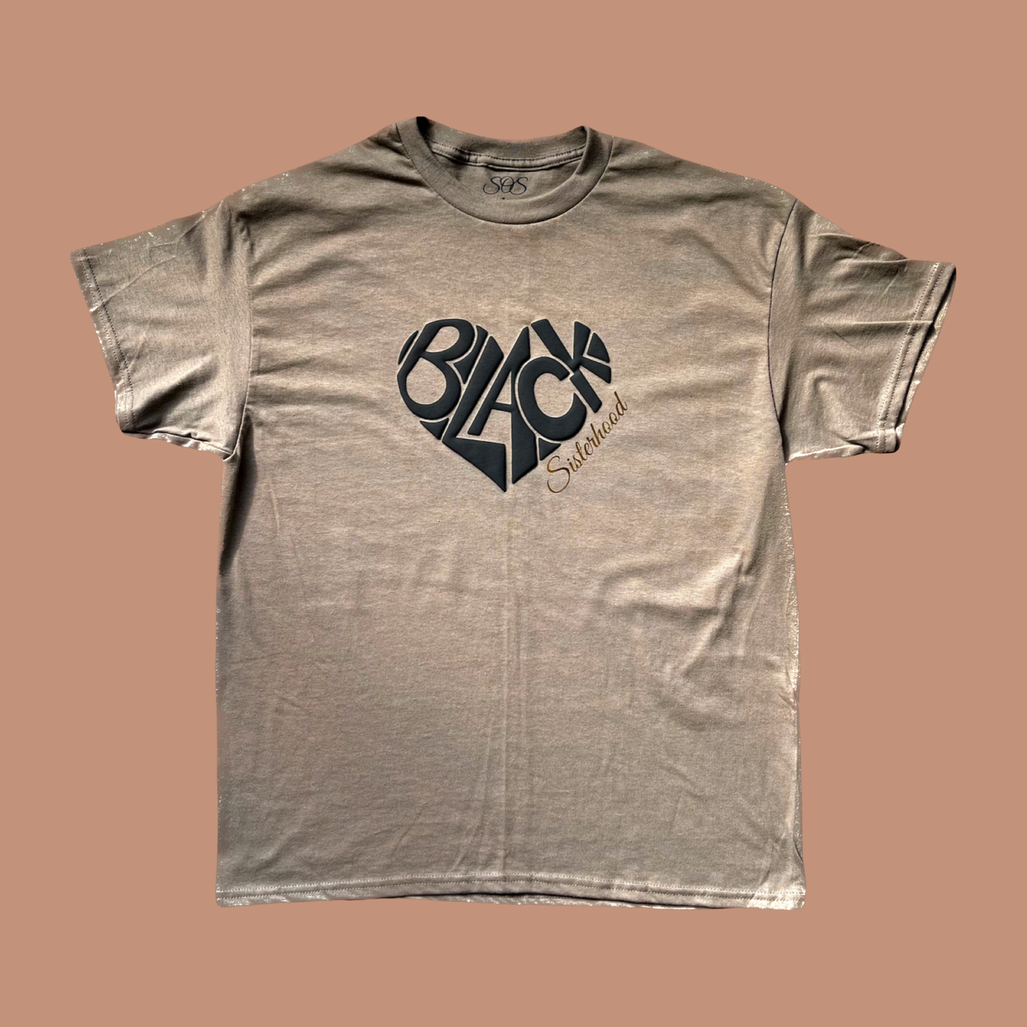 Love Black Sisterhood Tee (Café)