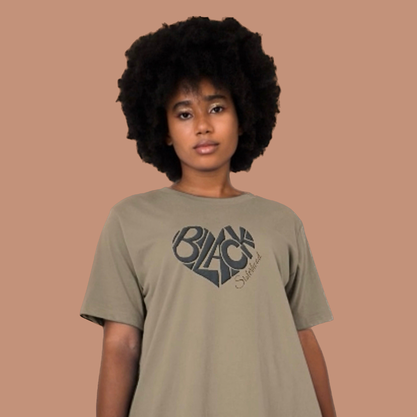 Love Black Sisterhood Tee (Café)