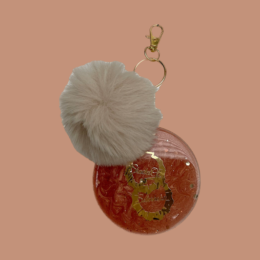 Bamboo Earrings Keychain Set