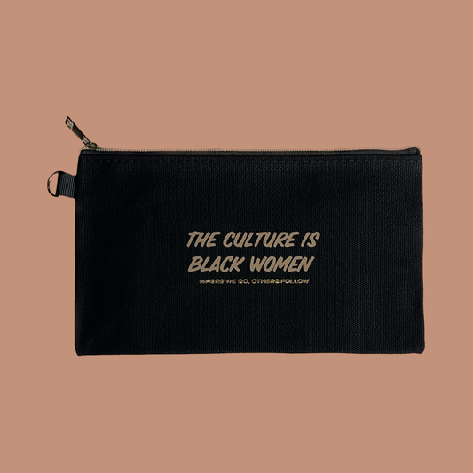 The Culture Is Black Women Pouch