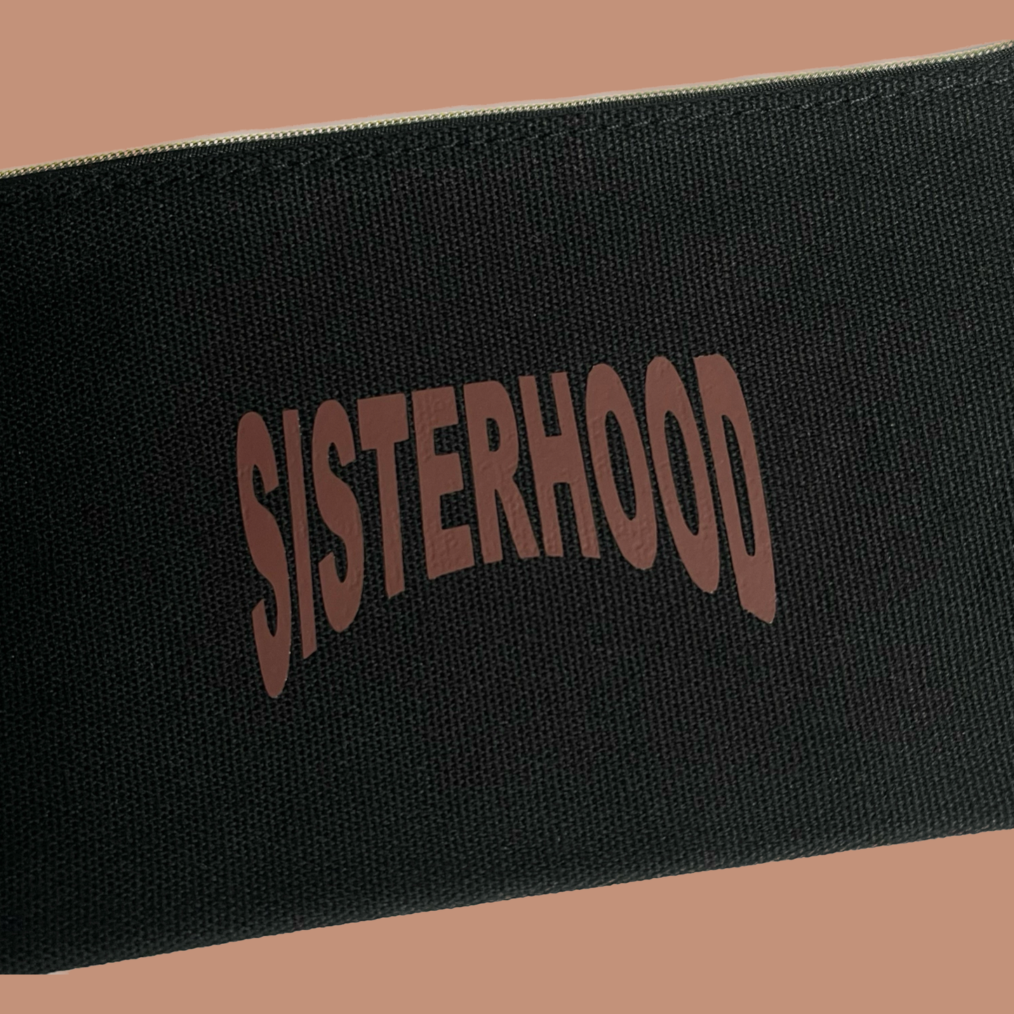 Sisterhood “Curve” Pouch (Black/Brown)