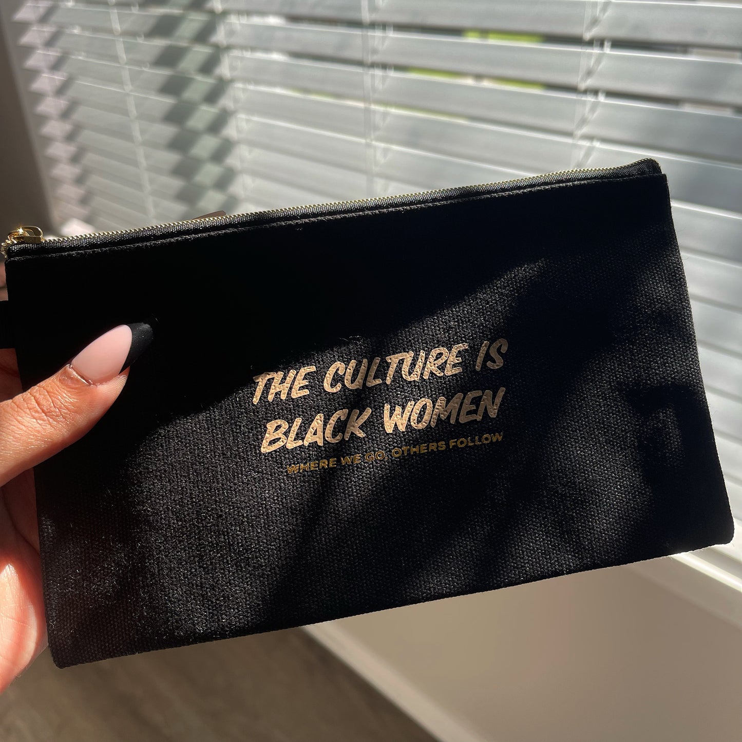 The Culture Is Black Women Pouch