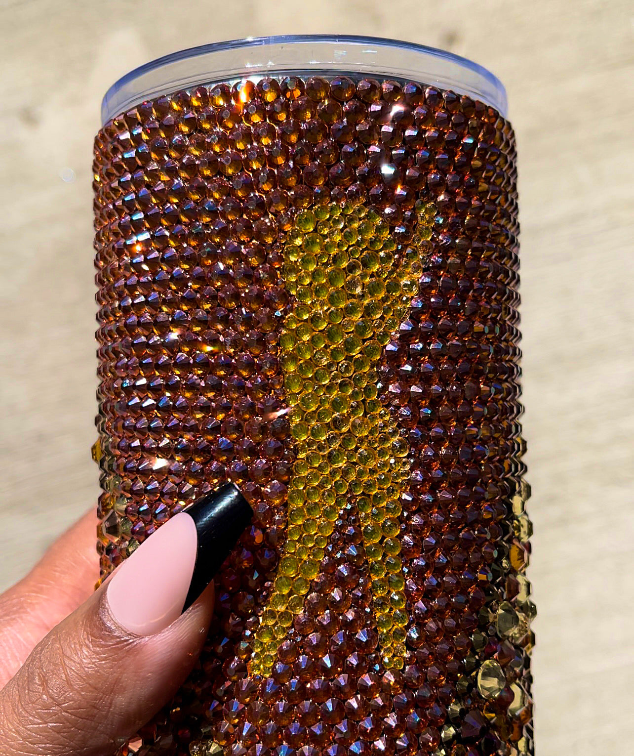 Proud Queen Rhinestone Tumbler